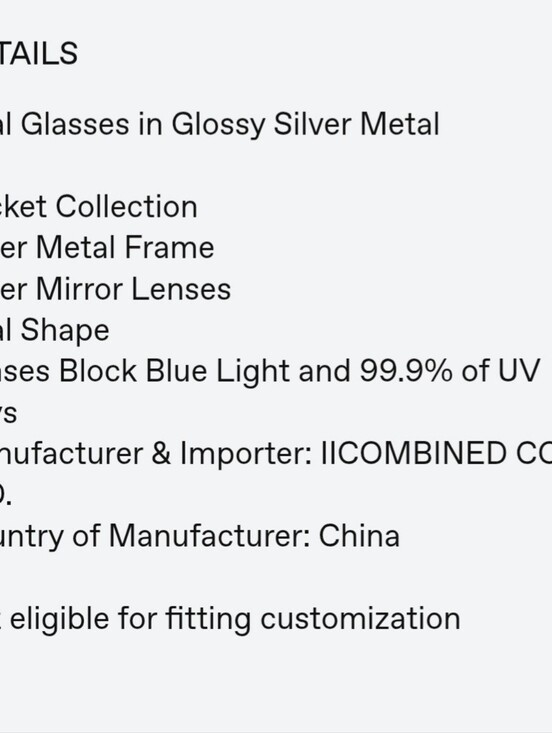 GENTLE MONSTER Pocket Pico 02 Sunglasses NIB